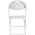 thumbnail image 3 of ZOWN Premium Commercial Plastic Stacking Folding Chair in  White (8-Pack), 3 of 14