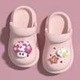 thumbnail image 2 of LIIPEE Girls Boys Slippers Summer Fashion Cartoon Closed Toe Non-Slip Soft Sole Slip On Water Shoes Infant Casual Beach Slipper,Pink,4-4.5 Years, 2 of 5