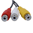 thumbnail image 4 of 2X 4 Pin S-Video to 3 Female TV Adapter Laptop Cable, 4 of 6