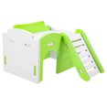 thumbnail image 1 of AURARMLET PVC Material Small Animal Hideout Light Green Hamster House for Guinea Pig Rat Bunny Pets, 1 of 5