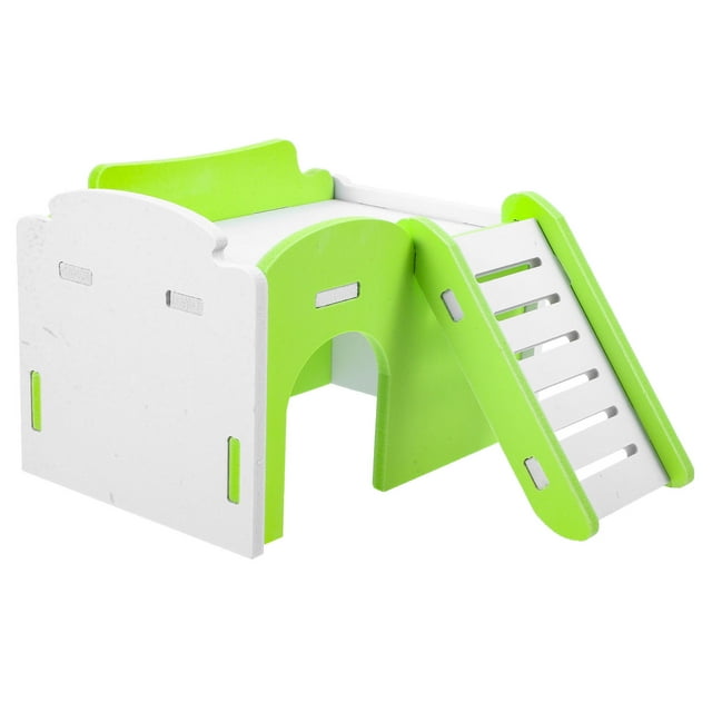 AURARMLET PVC Material Small Animal Hideout Light Green Hamster House for Guinea Pig Rat Bunny Pets