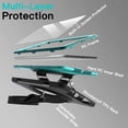 thumbnail image 3 of JETech Case for iPad 9.7-Inch (6th/5th Generation, 2018/2017 Model) with Built-in Screen Protector, Protective Shockproof Rugged Tablet Cover, 360° Rotating Hand Strap Stand (Blue), 3 of 8