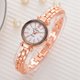 thumbnail image 4 of LVPAI Moda Casual Mujer Reloj de Pulsera Reloj de Cuarzo de aleación y Traje de Pulsera (Oro Rosa + Blanco), 4 of 4