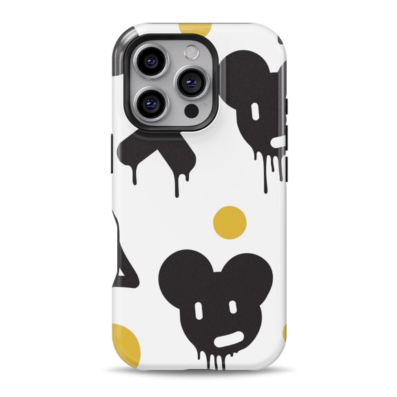 DesignSkinz Scratch-Resistant Hard Slim Case Compatible with iPhone 16 (Compatible with MagSafe) - Modern Graffiti Art V3