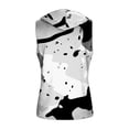 thumbnail image 4 of Gamivast T-Shirts for Men V Neck Short Sleeve Casual Everyday Wear Basic Tees Loose Fit Solid Plain Ruffle Detail Soft Breathable Tee Shirts Summer Tops, 4 of 8