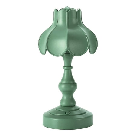 

European Lotus Mini LED Night Light for Mall Room Bar Home-Gray Green