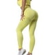 thumbnail image 1 of Sonducket Mallas pantalones de Yoga para mujer, mallas de cintura alta sin costuras, transpirables, para gimnasio, ropa de realce, pantalones de Yoga para Pijama amarillo S, 1 of 8