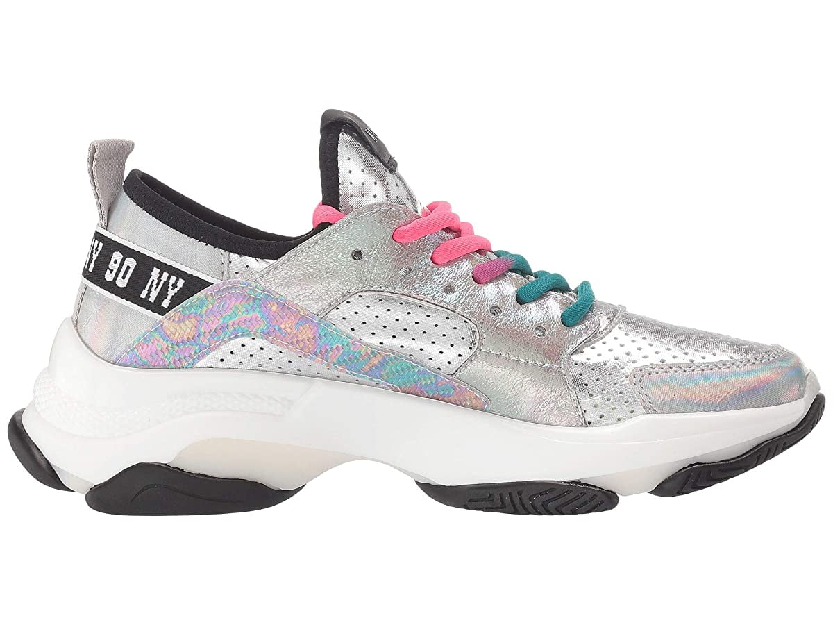 Steve Madden Ajax Sneaker Silver Metallic - Walmart.com - Walmart.com
