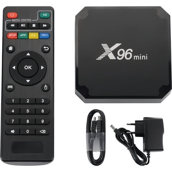 X96 Mini Android TV Box - Android 9.0 - Amlogic S905W Quad-Core - 2GB RAM + 16GB ROM - 4K HD - Wi-Fi Media Player (AH37)
