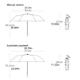 thumbnail image 3 of YIEMEEN Portable Sun Blocking Umbrellas With Resistant Black Coating, Fruit, 3 of 20