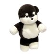 thumbnail image 2 of Cute Dog Plush Stuffed Toy Soft Animal Pillow for Home Decor and Jungle Theme Party Supplies Festive Birthday Gift for Pet Lovers and Friends, Black, 18 Inch, 2 of 6
