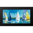 thumbnail image 2 of Slivka, Jane 14x9 Black Modern Framed Museum Art Print Titled - The Regatta I, 2 of 5
