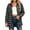 Black, variant on Vivianyo HD Women's Plaid Flannel Shirt, Oversized Collar Long Sleeve Button Front Shacket Top, Fall Winter Coat for Women Outdoor Layer Wear, Sizes S-3XL