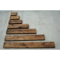 thumbnail image 5 of Rustic Farmhouse Wood Mantel Shelf 24"L x 3" Thick x 7.5" - 8" Wide Unfinished, 5 of 7