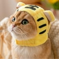 thumbnail image 3 of Hat, Comfortable Cartoon Cat Headgear Warm Breathable  For Photo Shoots Yellow Tiger, ,Blue Puffer Fish, 3 of 8