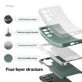 thumbnail image 5 of elago Compatible with Samsung Galaxy S25 Ultra Case, Liquid Silicone Case, Full Body Protective Cover, Shockproof, Slim Phone Case, Anti-Scratch Soft Microfiber Lining, 6.8 inch (Midnight Green), 5 of 9
