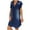 Dark Blue, variant on Antinious Womens Dresses for Party,Ladies Casual Beach Dress,Jean Dress for Women Short Sleeve V-Neck Denim Dress,Gray,XL