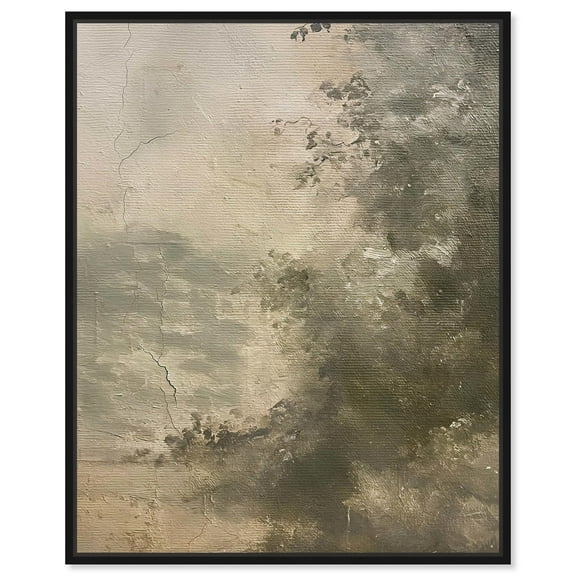 Lost Verdancy Canvas Impressionism Art by Art Remedy, Black Frame, 16" x 20"