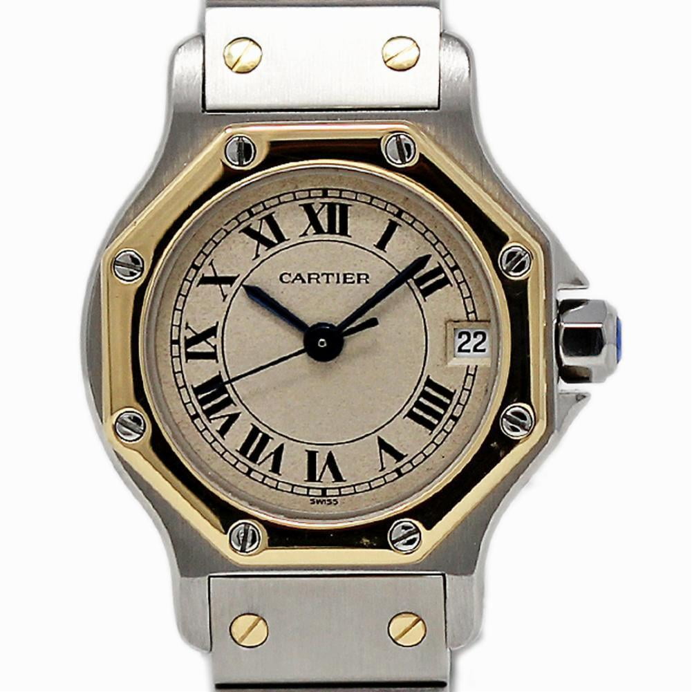 Pre-Owned Cartier Santos Octagon 2966 