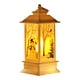 thumbnail image 5 of Monstrate Navidad Retro Castillo luces candelabro árbol de Navidad ciervo viejo muñeco de nieve linterna noche luz escritorio DIY adornos Type2 NO2 Monstrate CBP103525, 5 of 5
