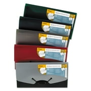 Mead, MEA35904, 13-pocket A-Z Poly Expanding Check File, 1 Each, Red,Blue,Green,Black,Silver,Tan
