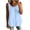 Light Blue 05, variant on Karymi Blouses for Women Round Neck Eyelet Cut‑Out Sleeveless Linen Blend Tank Top, Solid Casual A‑Line Camisole, Curved‑Hem Summer Shirt, Daily Wear Top Womens Workout Tops
