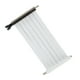 thumbnail image 5 of Cable elevador PCIE 3.0 X16 de 180 grados, flexible, de alta velocidad, con conector inverso doble, para tarjeta gráfica GPU, color blanco, 50 cm/19,7 pulgadas, 5 of 12