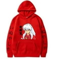 thumbnail image 4 of Inuyasha Sesshomaru Hoodie Streetwear Anime Printed Casual Sweatshirt Long Sleeve Pullover Harajuku, 4 of 4