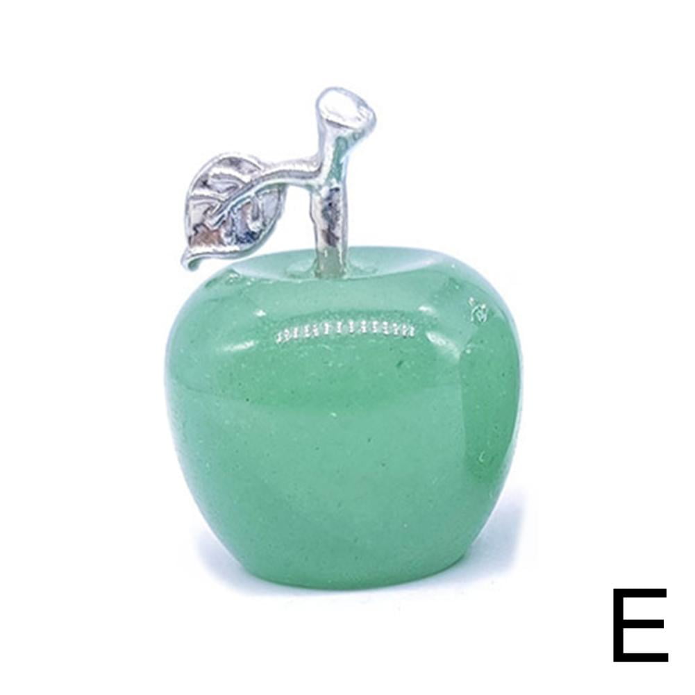 Apple Statue Healing Crystal Home Decor Gemstone Natural Stone