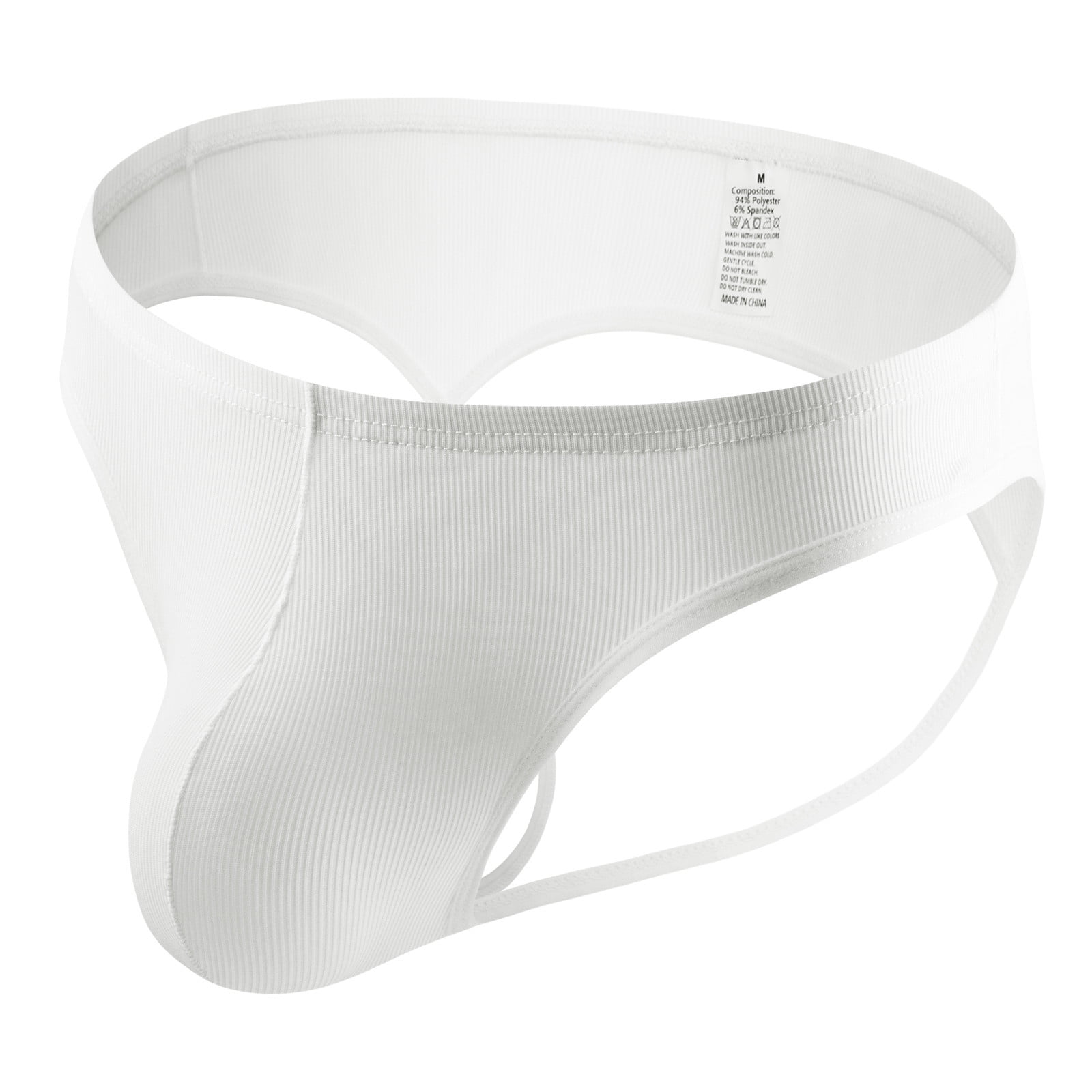 zuwimk Mens Thong Underwear,Mens Enhancing Briefs Men Front Opening