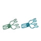 thumbnail image 2 of 100 Uds. Clips bonitos para carpetas, abrazaderas de papel multiusos con forma de conejo de dibujos animados, color azul y verde, para el hogar, la escuela y la Oficina, 2 of 5