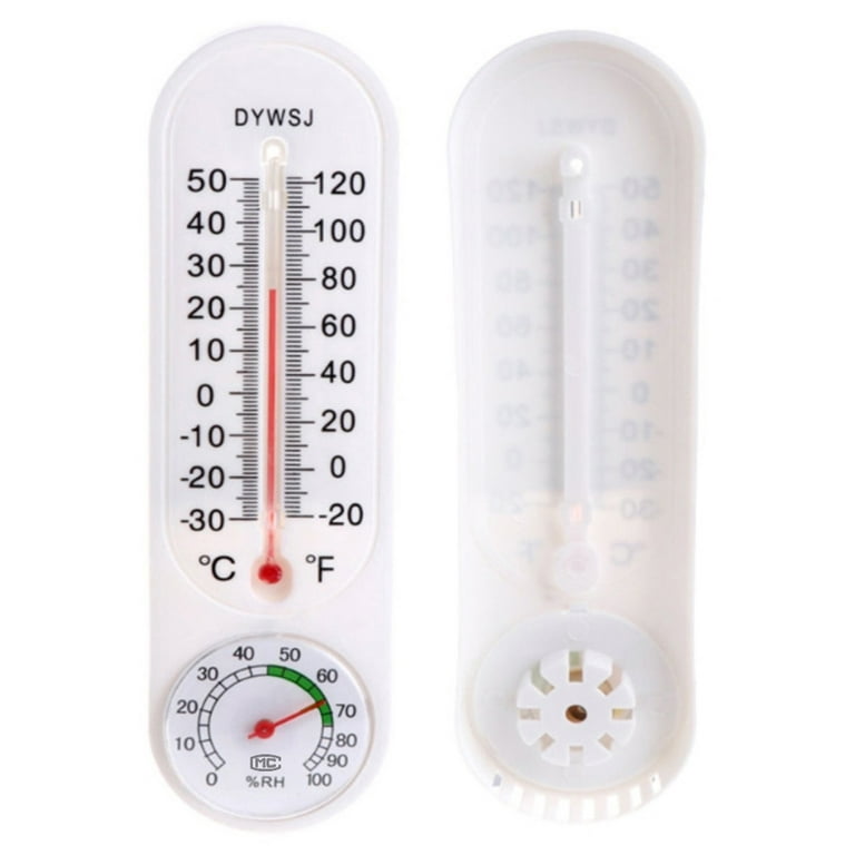 Frogued Garage Office Indoor Wall-mounted Greenhouse Hygrometer Breeding  Thermometer