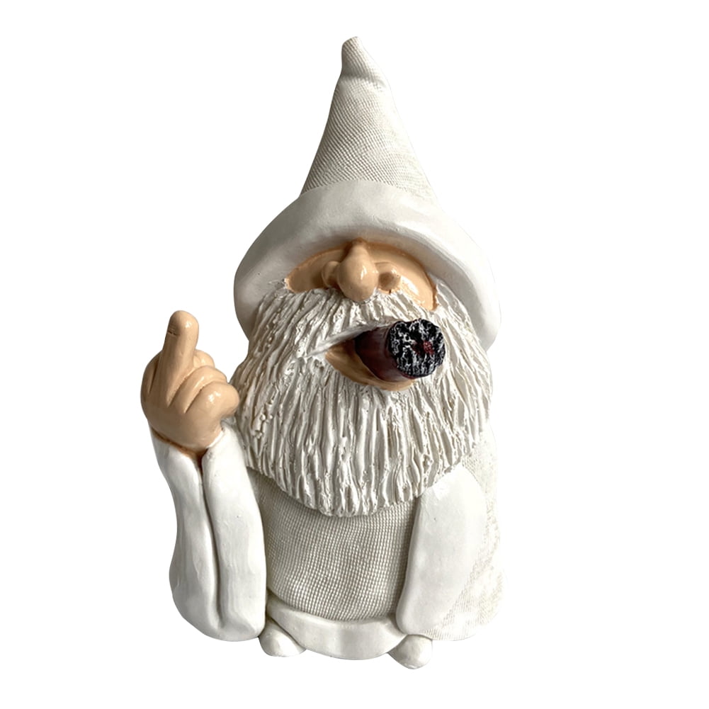 Resin Naughty Gnome Dwarf Garden Decoration Statue Old Man Fairy Ornament Resin Naughty Gnome Dwarf Garden Decoration Statue Old Man Fairy Ornament