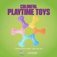 thumbnail image 6 of Gnawsome Dog Toys - 6.5" Spiky Squeaker Bone - Medium - Dental & Gum Wellness - Stimulating Fun - Hidden Squeaker - Durable for Heavy Chewers - 100% BPA-Free - Assorted Colors, 6 of 9