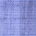 thumbnail image 1 of Ahgly Company Indoor Square Abstract Blue Modern Area Rugs, 4' Square, 1 of 4
