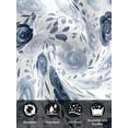 thumbnail image 7 of Blue Flowers Cloth Napkins Set of 8 Reusable Dinner Napkins, Watercolor Rustic Retro Floral Leaf Vines Cocktail Napkin Washable Table Napkins for Wedding/Holiday Party/Baby Shower 20"x20", 7 of 7