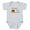 Heather Gray, variant on CafePress - Nonna's Little Meatball Body Suit - Cute Infant Bodysuit Baby Romper - Size Newborn - 24 Months