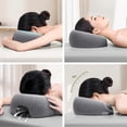 thumbnail image 3 of Face Down Pillow Massage Pillow for Bed Headrest Prone Down Sleeping, 3 of 5