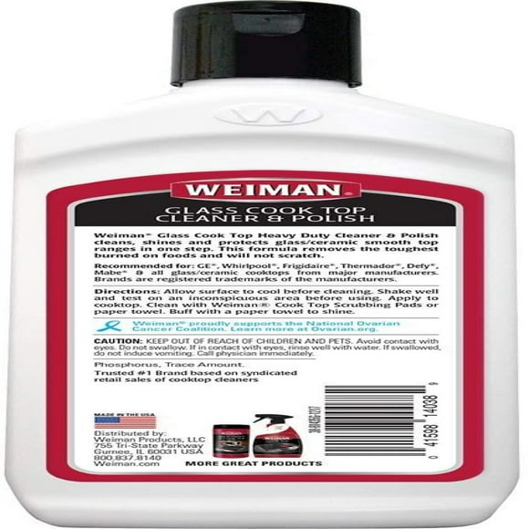 Weiman Glass Cook Top Cleaners