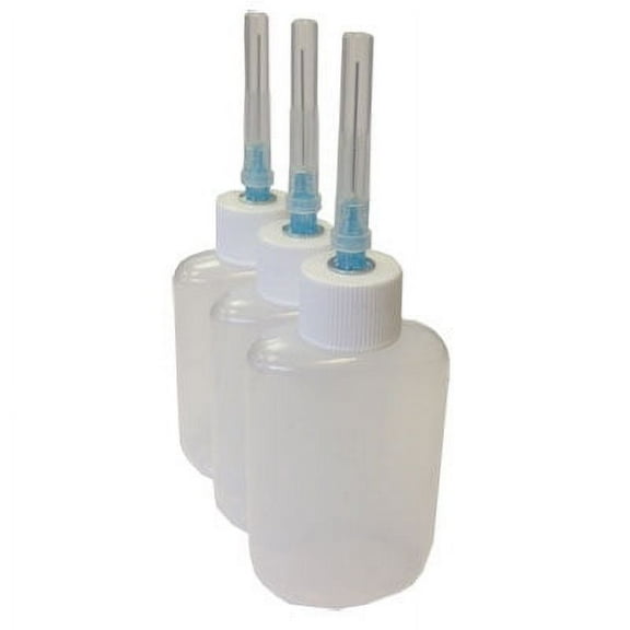 Applicator Bottle with Stainless Steel Needle - 3 Pack