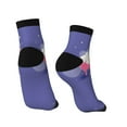 thumbnail image 4 of Bingfone Dog Washes In A Pink Bath Design Patterned Men'S Women'S Casual Cotton Socks, 4 of 9