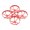 Red, variant on Yihuala Light weight Quadcopter Frame With Assembly And Flight Stability