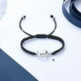 thumbnail image 5 of Cute Cat Cremation Bracelet for Ashes Stainless Steel Urn Pendant Pet Keepsake Adjustable Braided Rope Bangle Jewelry Memorial Gift for Women Men, 5 of 6