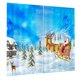 thumbnail image 4 of Tratamientos de Ventana Macarena 2 Piezas Moderno Impreso Árbol de Navidad, 4 of 6