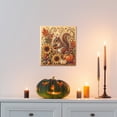 thumbnail image 3 of 12" Autumn Pearl Painting Kit,  Pearl Painting Crafts, DIY Fall Decor，A | Beginner-Friendly Craft, DIY Bead Painting, Harvest Pumpkin Designs, Thanksgiving Decor, Seasonal Home Display (With Frame), 3 of 5