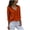 Red, variant on LEAVINGSUO Fall Winter V Neck Long Tops for Women, Womens Tops Womens Ladies Chiffon Long Sleeve V-Neck Lapel Solid Color Blouses Summer Casual Tops