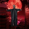 thumbnail image 1 of Fwttom Halloween Scarecrow Hanging Ghost Voice Control Luminous Soundmaking Pendant Bar Ghost Room Decoration, 1 of 9