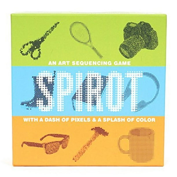 Funnybone Toys Spirot - An Art Sequencing Card Game With a DashAOf Pixels and a Splash Of Color - By