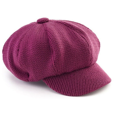 mary-kate and ashley brand - Girl's Knit Newsboy Cap