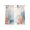 Brown, variant on Orange Navy Blue Coral Semi Sheer Curtains 63 Inch Length 2 Panels Set, Summer Beach Coastal Rustic Sheer Kitchen Curtain Privacy Voile Window Curtain for Living Room Bedroom Rod Pocket Drapes